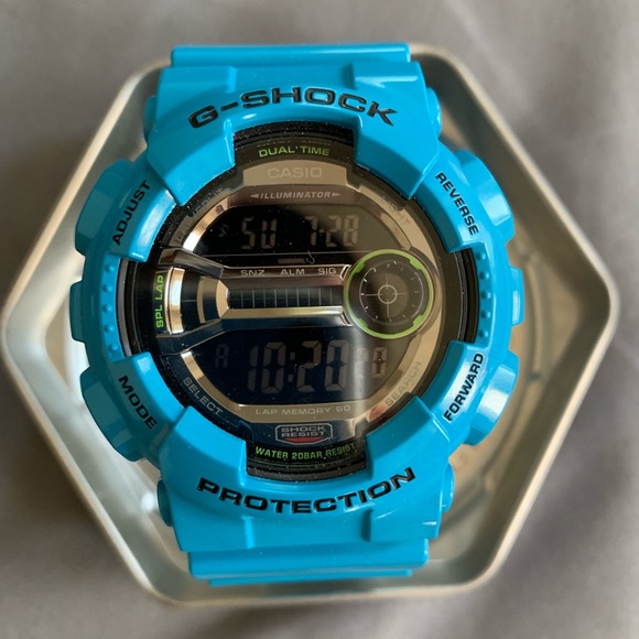 g shock gd 110 blue